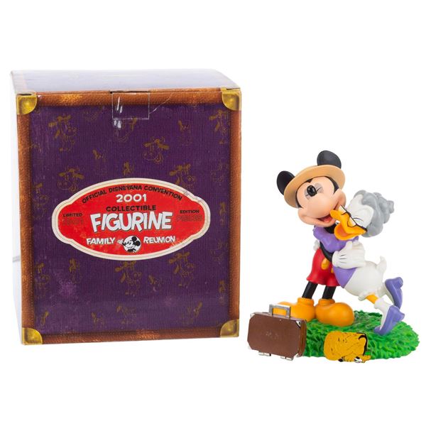A Disneyana Convention Mickey and Grandma Duck Figurine.