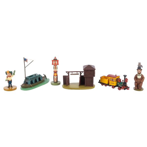 Disneyland 50th Anniversary Frontierland Miniatures.