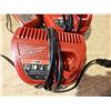 Image 2 : Qty 3 Milwaukee Battery Chargers: M12 & M12/M18