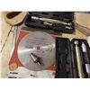 Image 9 : Multiple Tools:  Solar Panel Crimping Kit, Walter 08-C 455 Grinding Wheel, Hole Saw, Drivers, etc