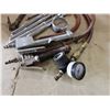 Image 2 : Multiple Air Compressor Accessories & Tools: Misc Air Nozzles, Gauges, Hoses, etc