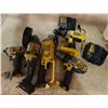 Image 1 : Qty 5 DeWalt Power Tools & 2 Chargers: Grinders, Drills, etc