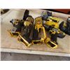 Image 5 : Qty 5 DeWalt Power Tools & 2 Chargers: Grinders, Drills, etc