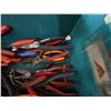 Image 2 : Multiple Hand Tools: Wire Cutters, Pliers, etc in Bin