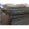 Image 11 : Metro Wire Mesh Shelving Sections w/ Wheels & Poles (unassembled)