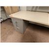 Image 4 : Metal Desk w/ White Top, Backboard & 3 Drawers 72" x 30" x 28"H