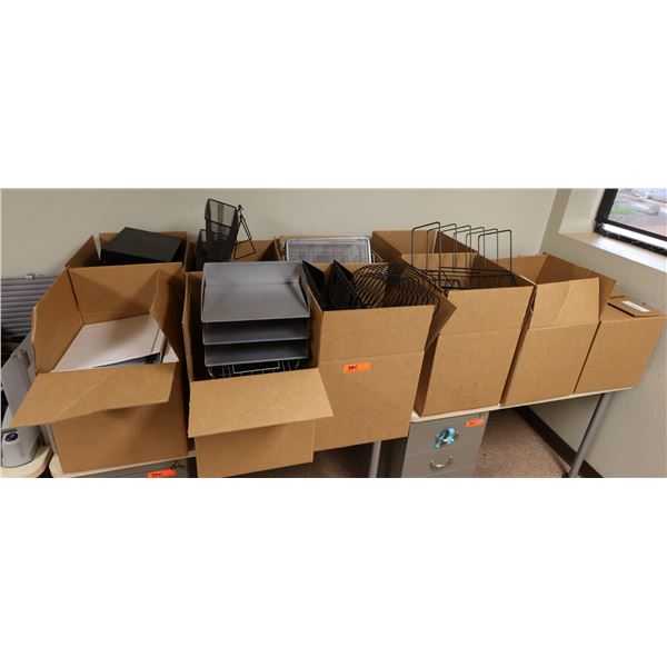 Multiple Desk Accessories: Organizers, Binders, Baskets, Labels, etc