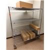 Image 1 : Metro Rolling Wire Mesh 3-Tier Shelving Unit 60" x 30" x 67"H (contents not included)
