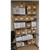 Image 1 : Metal Rolling Wire Mesh 5-Tier Shelving Unit & Contents: Nitrile Gloves, Misc Brands & Sizes