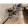 Image 2 : Global Metal Table on Wheels 72" x 36" x 37"H (contents not included)