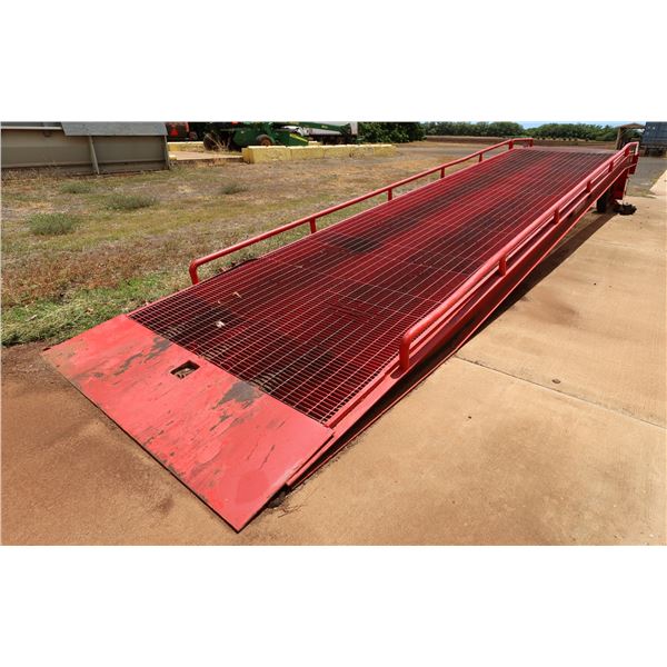 Forklift Ramp Mobile Loading Dock System 92"W