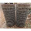 Image 1 : Qty 2 Rolls Welded Wire Mesh Fencing 12" Dia, 48"H