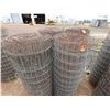 Image 3 : Qty 4 Rolls Welded Wire Mesh Fencing 16-19" Dia, 48"H