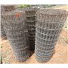 Image 1 : Qty 3 Rolls Welded Wire Mesh Fencing 16-17" Dia, 48"H