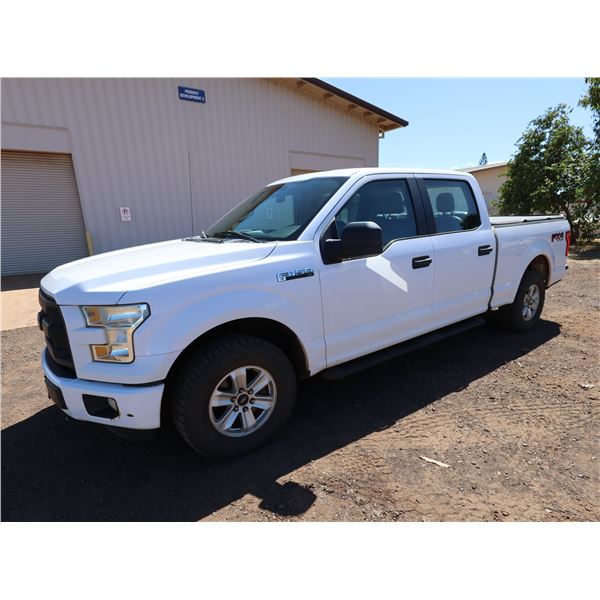 2016 Ford F150 FX4 Off Road 4-Door Pickup Truck 69253 Miles, Lic. 775KBR (Starts & Runs - see video)