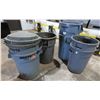 Image 1 : Multiple Brute Waste Cans w/ Some Lids