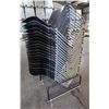 Image 1 : Qty Approx. 21 Stacking Plastic Chairs on Dolly
