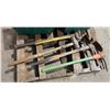 Image 1 : Contents of Pallet: Multiple Pickaxes, Sledgehammers, etc