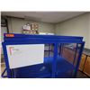 Image 2 : ULINE Metal Mesh Mobile Security Cage w/ 2 Shelves on Top