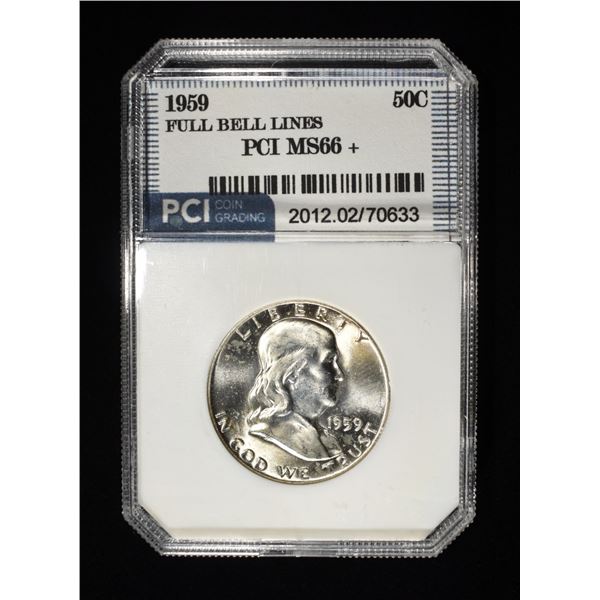 1959 FRANKLIN HALF DOLLAR SUPERB GEM BU