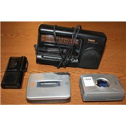 Misc Lot of Recorders and Alarm Clock