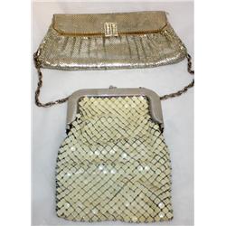 2 Vintage Whiting and Davis Evening Bags