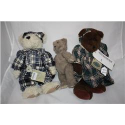 Set of 3 Boyd Collectors Vintage Bears