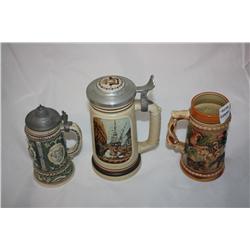 Lot of Beer Steins