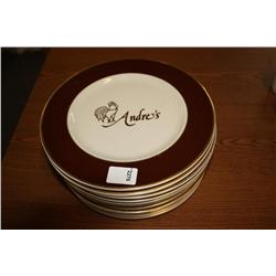 12 Andres Syracuse China Plates
