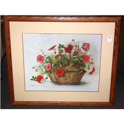 Framed Print of Flowers