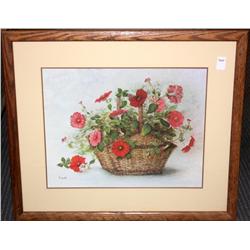 Framed Print of Flowers