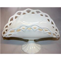 Milk Glass Basket