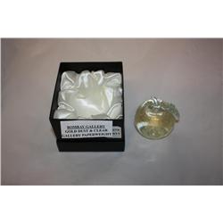 Bombay Gallery Gold Dust & Clear Paperweight