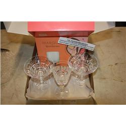 7 pc Waterford Crystal Color Stems & Kylemore