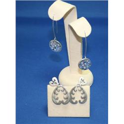 2 Sets of Sterling Earrings