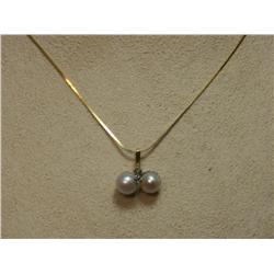 14k Chain with Pearls