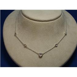 Sterling Necklace w/Australian Crystals