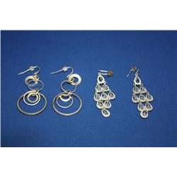 Set of 2 Sterling Silver Earrings