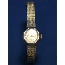 10k Bezel Swiss Green Watch