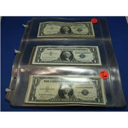 11 Silver Certificate Notes 1935-1957