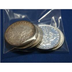 5-1880s Morgan Silver Dollars