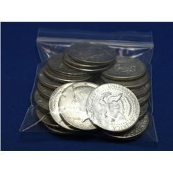 20 Count Half Dollar Coins all 1967