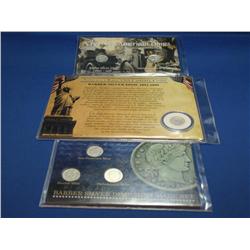 Lot of 6 Barber Silver Dimes