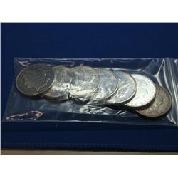 7 - 1921 Morgan Silver Dollars