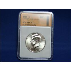 2006 D MS70 Kennedy Half Dollar