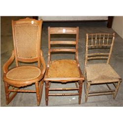 3 Antique Chairs
