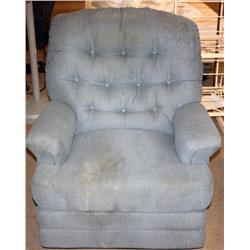 Blue Rocker Recliner Chair