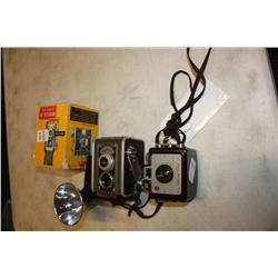 2 Vintage Kodak Cameras