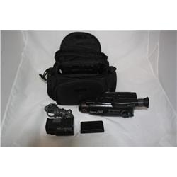 Sony Handy Cam With Case, Charger, & Bat