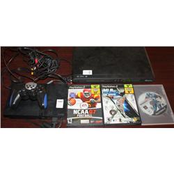 Play Station 2 & Games + Memorex DVD Player